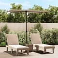 Diverse Hardware, Sonnenschirm mit Aluminium-Mast 2x1,5 m Taupe