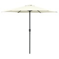 vidaXL, vidaXL Sonnenschirm mit Aluminium-Mast 270 x 246 cm Sandweiß