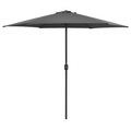 Diverse Hardware, Sonnenschirm mit Aluminium-Mast 270 x 246 cm Anthrazit