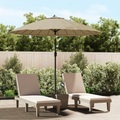 Diverse Hardware, Sonnenschirm mit Aluminium-Mast 270 cm Taupe