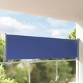 Diverse Hardware, Ausziehbare Seitenmarkise 100x300 cm Blau
