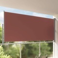 Diverse Hardware, Ausziehbare Seitenmarkise 160x300 cm Braun