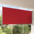 Diverse Hardware, Ausziehbare Seitenmarkise 160x300 cm Rot