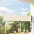 vidaXL, vidaXL Ausziehbare Seitenmarkise 60×300 cm Creme