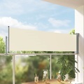 vidaXL, vidaXL Ausziehbare Seitenmarkise 80×300 cm Creme