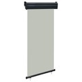 vidaXL, vidaXL Balkon-Seitenmarkise 100 × 250 cm Grau