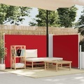 Diverse Hardware, Ausziehbare Seitenmarkise Rot 100 x 600 cm