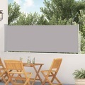 vidaXL, vidaXL Ausziehbare Seitenmarkise 100×500 cm Grau