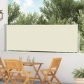 vidaXL, vidaXL Ausziehbare Seitenmarkise 100×500 cm Creme