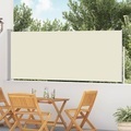 vidaXL, vidaXL Ausziehbare Seitenmarkise 120×500 cm Creme