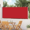 vidaXL, vidaXL Ausziehbare Seitenmarkise 120×500 cm Rot