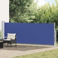 vidaXL, vidaXL Ausziehbare Seitenmarkise 140×500 cm Blau