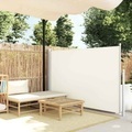 vidaXL, vidaXL Ausziehbare Seitenmarkise 140×500 cm Creme