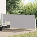 vidaXL, vidaXL Ausziehbare Seitenmarkise 140×500 cm Grau