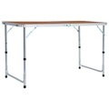 Diverse Hardware, Klappbarer Campingtisch Aluminium 120 x 60 cm
