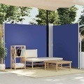 Diverse Hardware, Ausziehbare Seitenmarkise 170 x 600 cm Blau