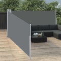 Diverse Hardware, Ausziehbare Seitenmarkise Anthrazit 100 x 1000 cm