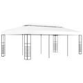 vidaXL, vidaXL Gartenpavillon 6×3 m Weiß