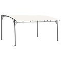 vidaXL, vidaXL Garten-Sonnenschutz 4x3x2,55 m Cremeweiß