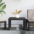 vidaXL, vidaXL Gartentisch Anthrazit 59x47x40 cm PP