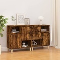 vidaXL, vidaXL Sideboards 2 Stk. Räuchereiche 60x35x70 cm Holzwerkstoff