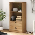 vidaXL, vidaXL Bücherregal VIGO 60x35x114,5 cm Massivholz Kiefer