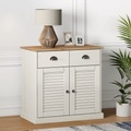 vidaXL, vidaXL Sideboard mit Schubladen VIGO 78x40x75 cm Massivholz Kiefer