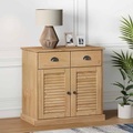 vidaXL, vidaXL Sideboard mit Schubladen VIGO 78x40x75 cm Massivholz Kiefer