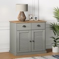 vidaXL, vidaXL Sideboard mit Schubladen VIGO 78x40x75 cm Massivholz Kiefer