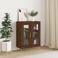 vidaXL, vidaXL Sideboard Braun Eichen-Optik 69,5x34x90 cm Holzwerkstoff