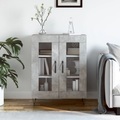 vidaXL, vidaXL Sideboard Betongrau 69,5x34x90 cm Holzwerkstoff