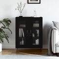vidaXL, vidaXL Sideboard Schwarz 69,5x34x90 cm Holzwerkstoff