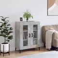 vidaXL, vidaXL Sideboard Betongrau 69,5x34x90 cm Holzwerkstoff