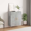 vidaXL, vidaXL Sideboard Betongrau 69,5x34x90 cm Holzwerkstoff