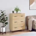vidaXL, vidaXL Sideboard Sonoma-Eiche 69,5x34x90 cm Holzwerkstoff