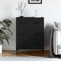 vidaXL, vidaXL Sideboard Schwarz 69,5x34x90 cm Holzwerkstoff