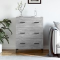 vidaXL, vidaXL Sideboard Betongrau 69,5x34x90 cm Holzwerkstoff