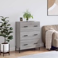 vidaXL, vidaXL Sideboard Grau Sonoma 69,5x34x90 cm Holzwerkstoff