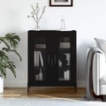vidaXL, vidaXL Sideboard Schwarz 69,5x34x90 cm Holzwerkstoff