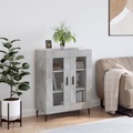 vidaXL, vidaXL Sideboard Betongrau 69,5x34x90 cm Holzwerkstoff