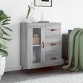 vidaXL, vidaXL Sideboard Grau Sonoma 69,5x34x90 cm Holzwerkstoff