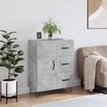 vidaXL, vidaXL Sideboard Betongrau 69,5x34x90 cm Holzwerkstoff