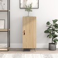 vidaXL, vidaXL Sideboard Sonoma-Eiche 34,5x34x90 cm Holzwerkstoff