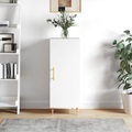 vidaXL, vidaXL Sideboard Weiß 34,5x34x90 cm Holzwerkstoff
