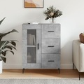 vidaXL, vidaXL Sideboard Betongrau 69,5x34x90 cm Holzwerkstoff
