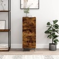 vidaXL, vidaXL Sideboard Räuchereiche 34,5x34x90 cm Holzwerkstoff