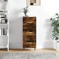 vidaXL, vidaXL Sideboard Räuchereiche 34,5x34x90 cm Holzwerkstoff