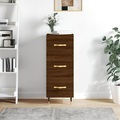 vidaXL, vidaXL Sideboard Braun Eichen-Optik 34,5x34x90 cm Holzwerkstoff