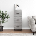 vidaXL, vidaXL Sideboard Grau Sonoma 34,5x34x90 cm Holzwerkstoff