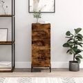 vidaXL, vidaXL Sideboard Räuchereiche 34,5x34x90 cm Holzwerkstoff